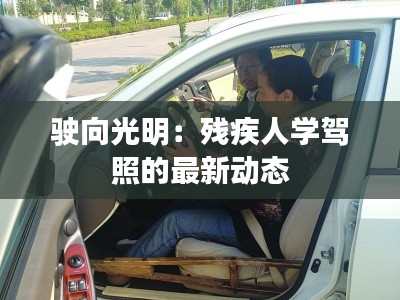 驶向光明:残疾人学驾照的最新动态