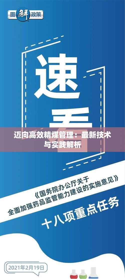 迈向高效精煤管理:最新技术与实践解析