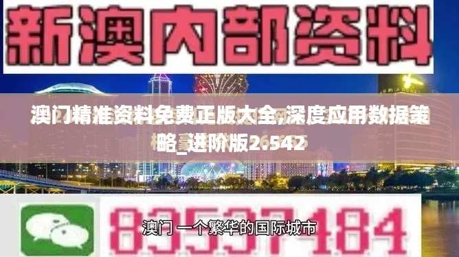 澳门精准资料免费正版大全,深度应用数据策略_进阶版2.542