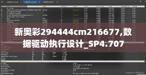 新奥彩294444cm216677,数据驱动执行设计_SP4.707