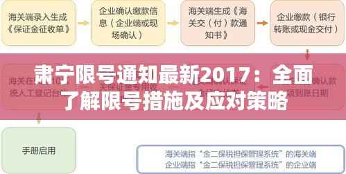 肃宁限号通知最新2017:全面了解限号措施及应对策略