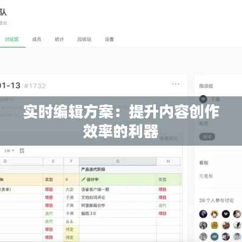 实时编辑方案:提升内容创作效率的利器